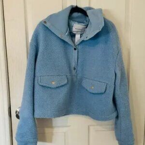 House of Sunny Baby Blue Teddy Pullover EUC US Size 4